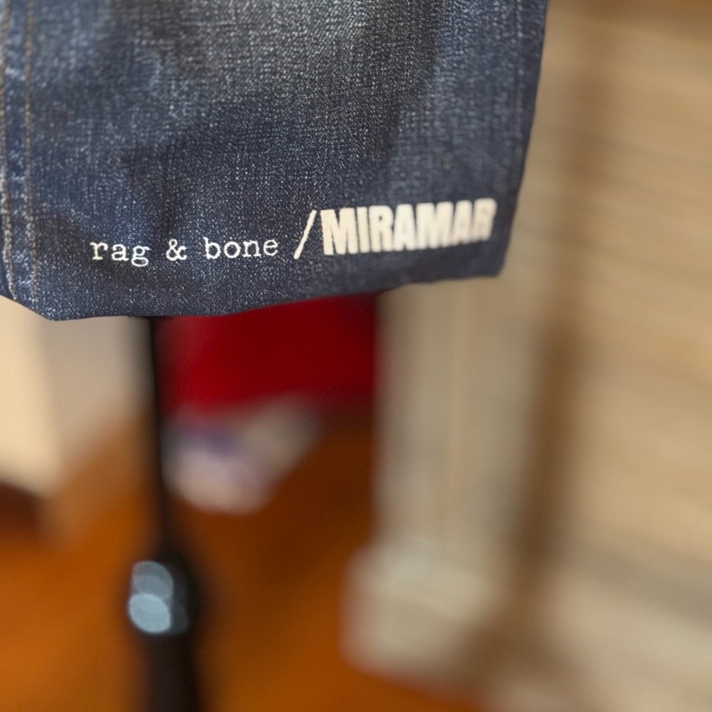 rag & bone Blue Denim Tote Bag - Picture 5 of 6